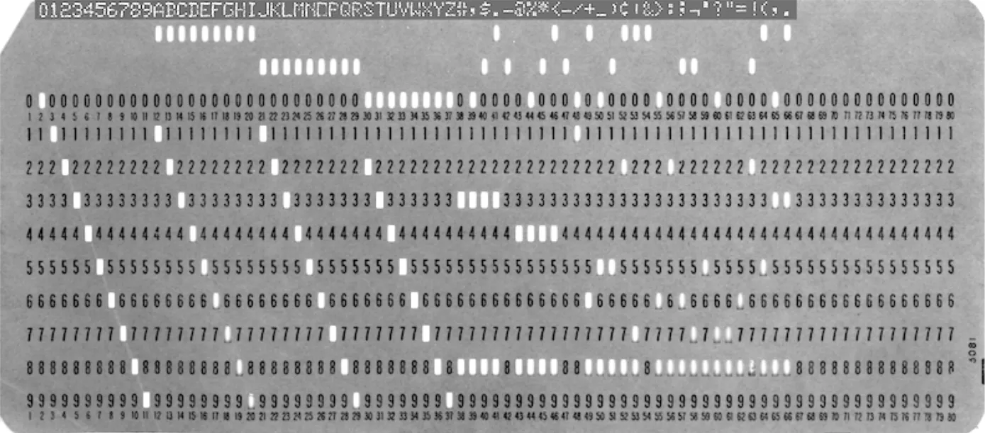Punched card