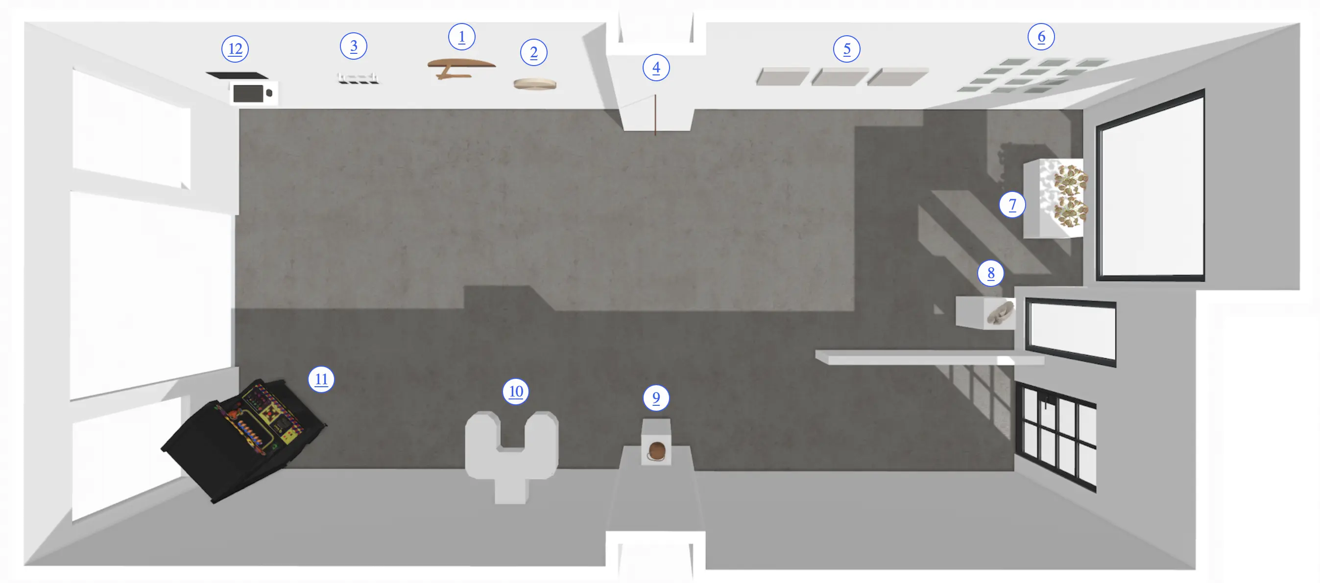 Screenshot of strange-time.com gallery map