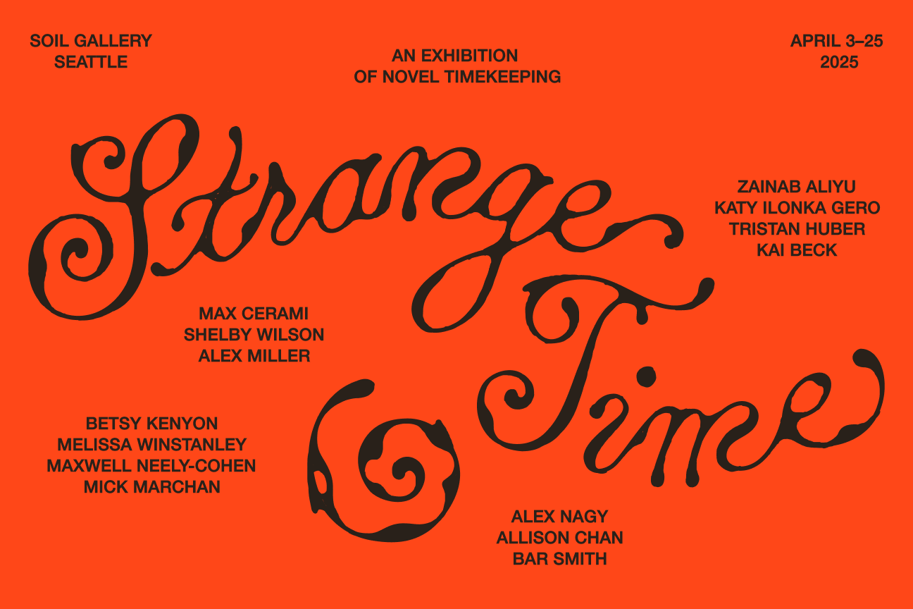 Strange Time exhibition postcard